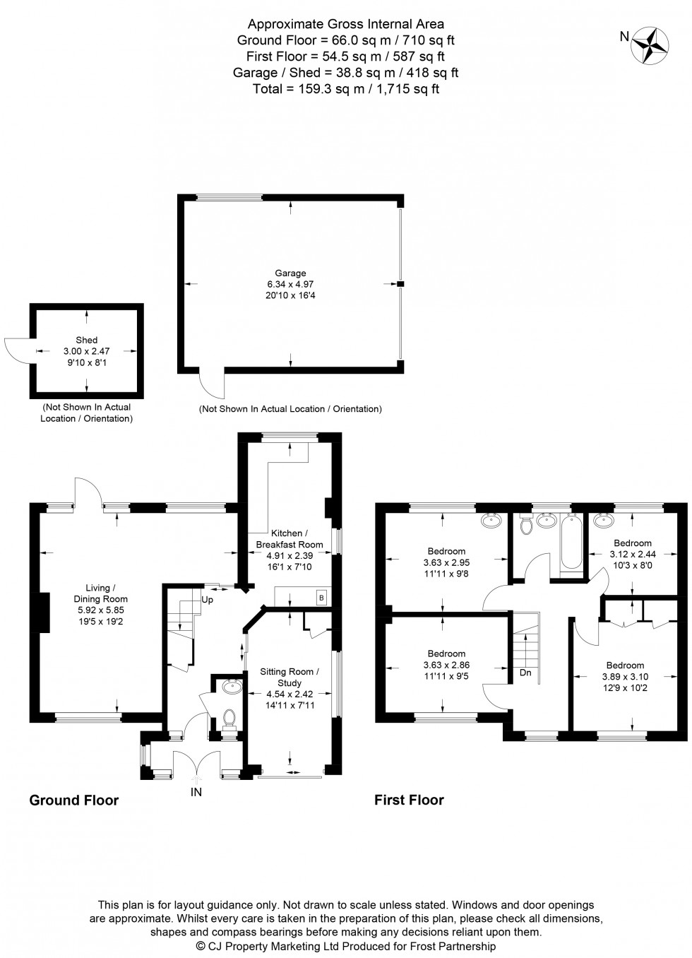 Floorplan for Chalfont St. Peter, Gerrards Cross, SL9