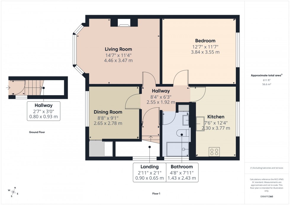 Floorplan for Chalfont St. Peter, Gerrards Cross, SL9
