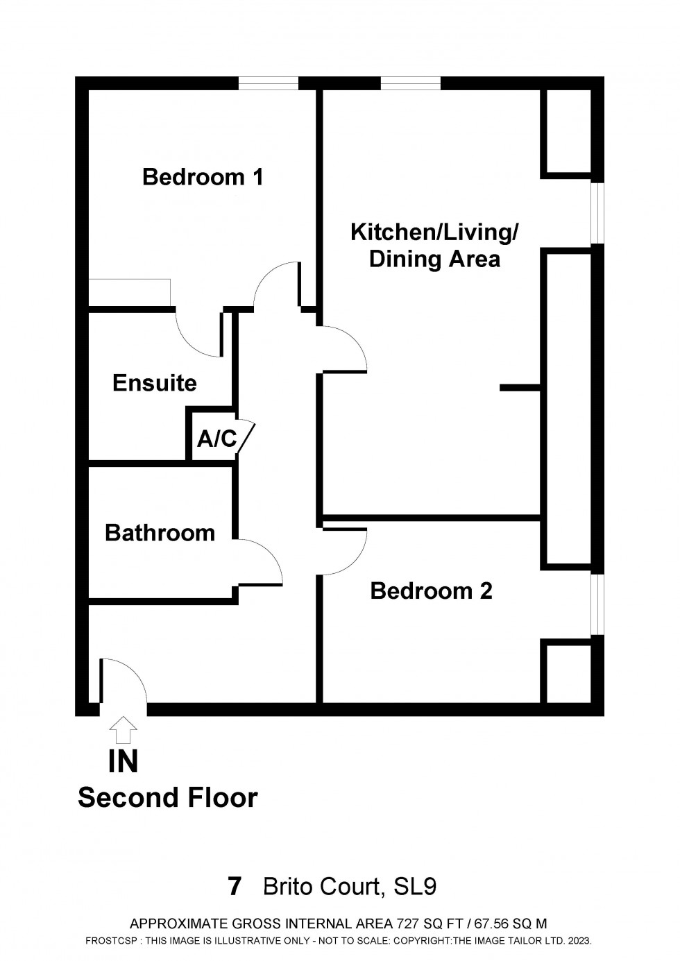 Floorplan for Chalfont St. Peter, Chalfont Saint Peter, SL9