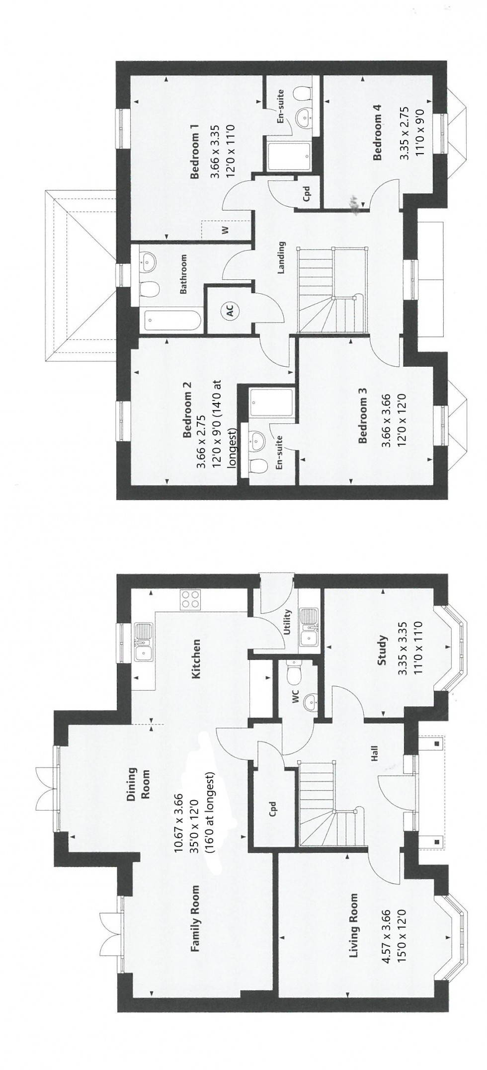 Floorplan for Chalfont St. Peter, Gerrards Cross, SL9
