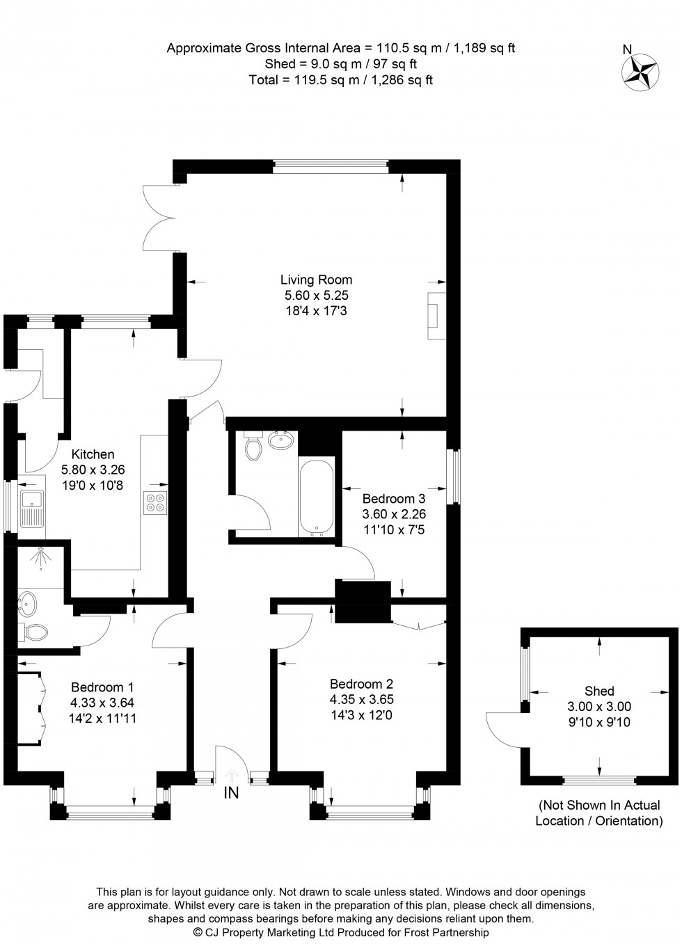 Floorplan for Chalfont St. Peter, Gerrards Cross, SL9