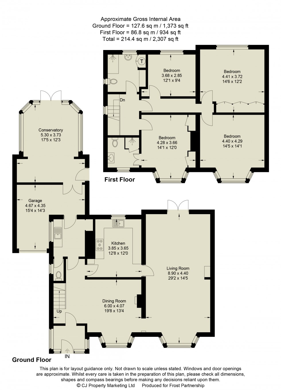 Floorplan for Chalfont St. Peter, Buckinghamshire, SL9