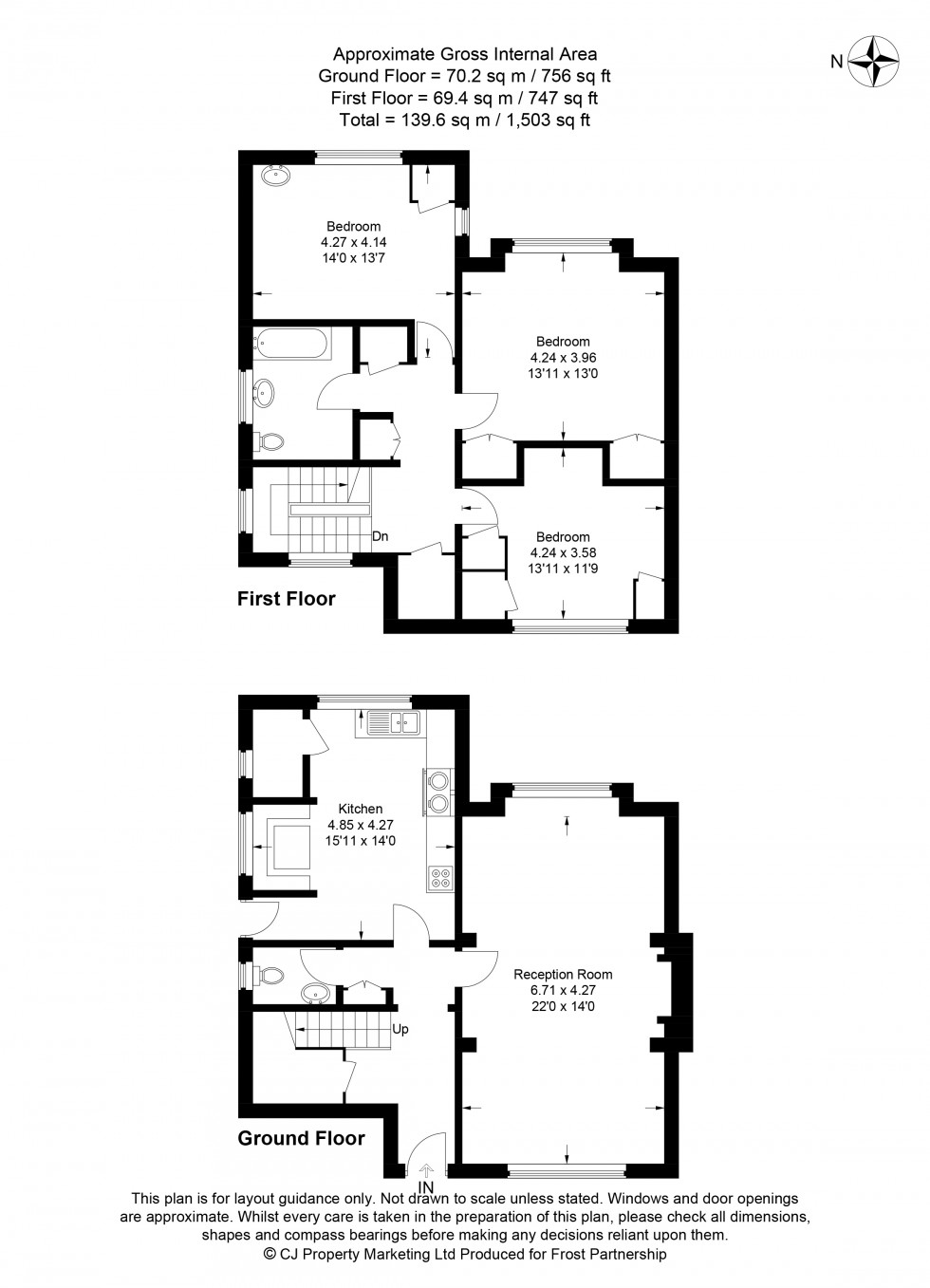 Floorplan for Harefield, Middlesex, UB9