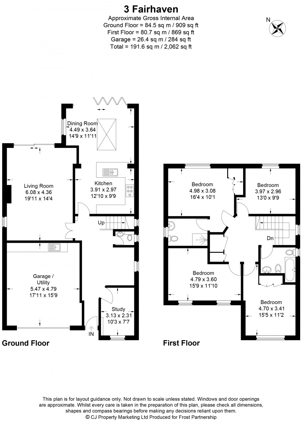 Floorplan for Chalfont St. Peter, Gerrards Cross, SL9