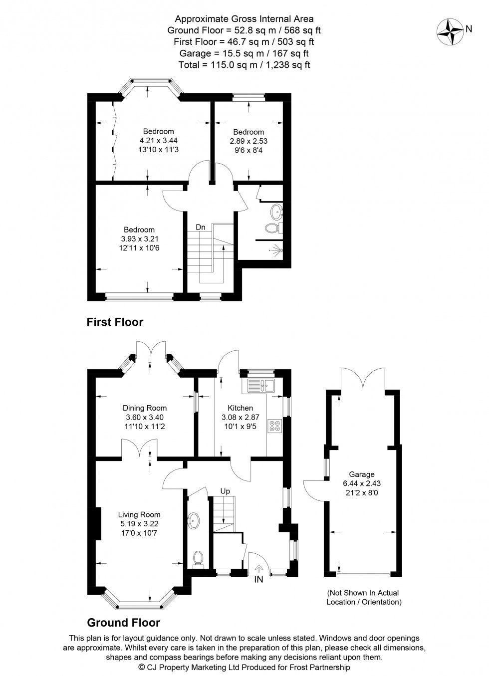 Floorplan for Chalfont St. Peter, Chalfont Saint Peter, SL9
