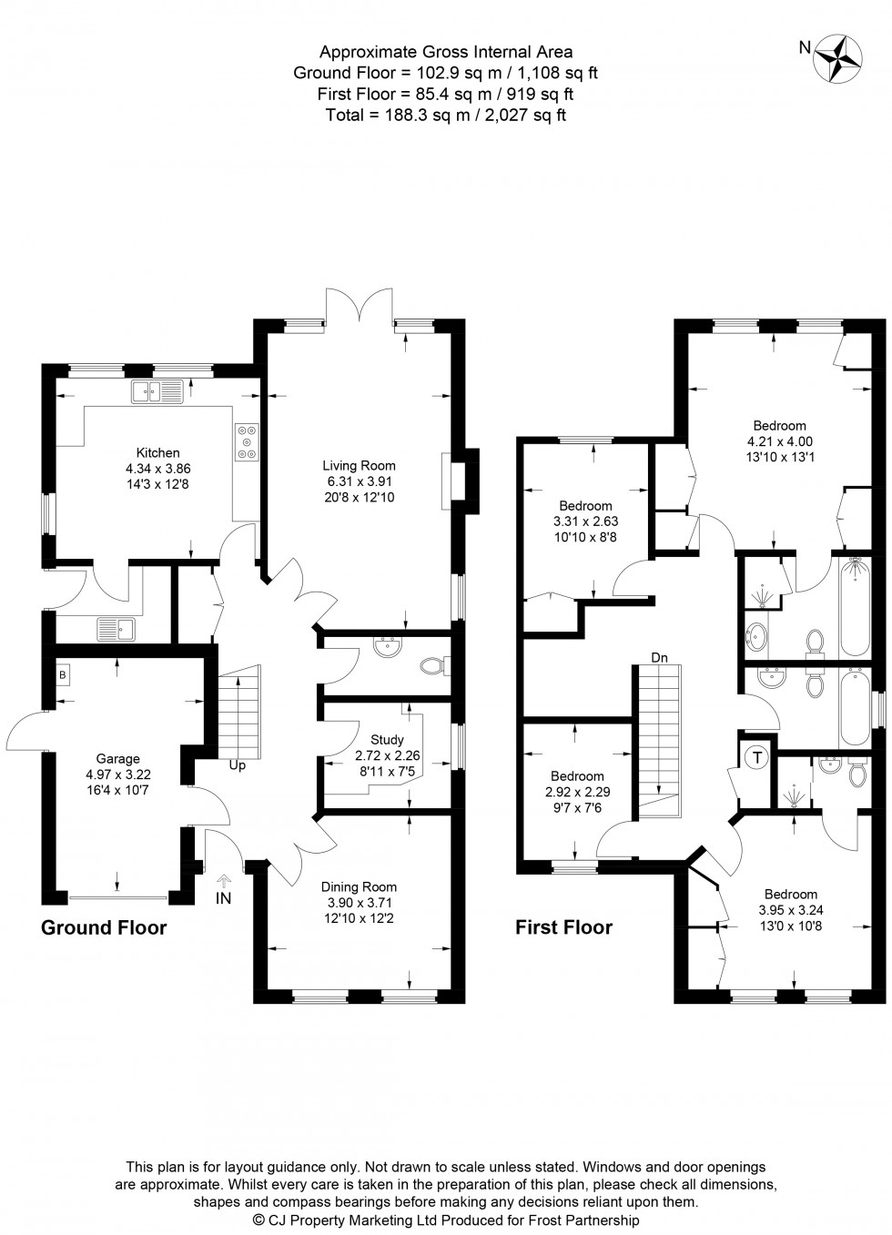 Floorplan for Chalfont St. Peter, Chalfont Saint Peter, SL9
