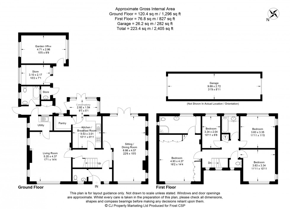 Floorplan for Chalfont St. Peter, Chalfont Saint Peter, SL9