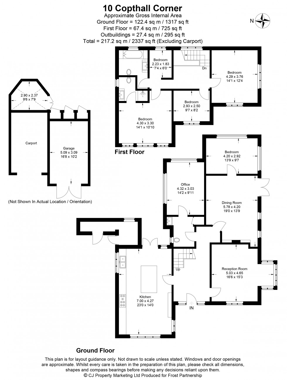 Floorplan for Chalfont St. Peter, Gerrards Cross, SL9