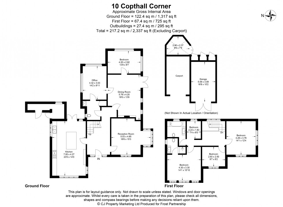 Floorplan for Chalfont St. Peter, Gerrards Cross, SL9