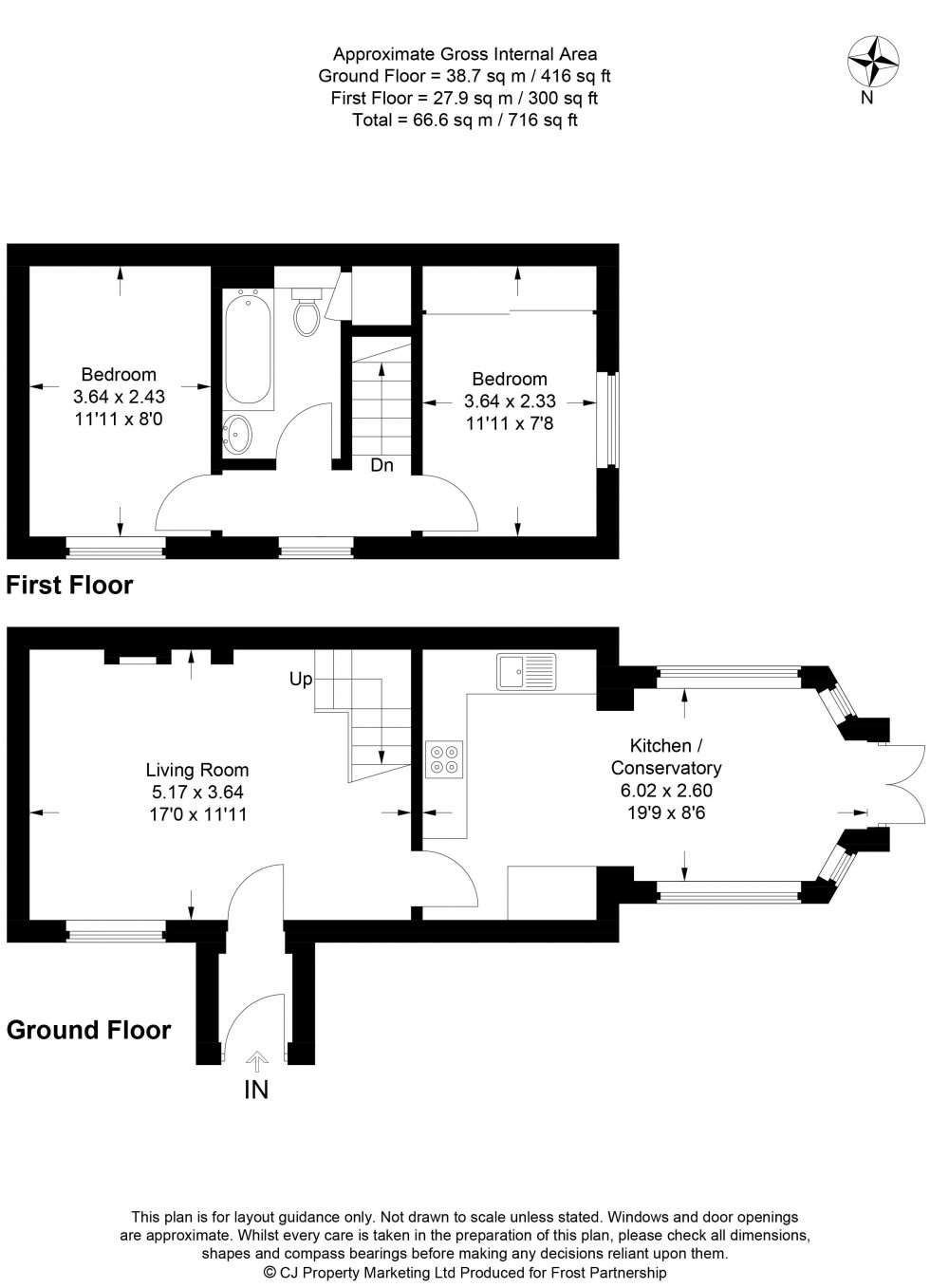 Floorplan for Harefield, Uxbridge, UB9