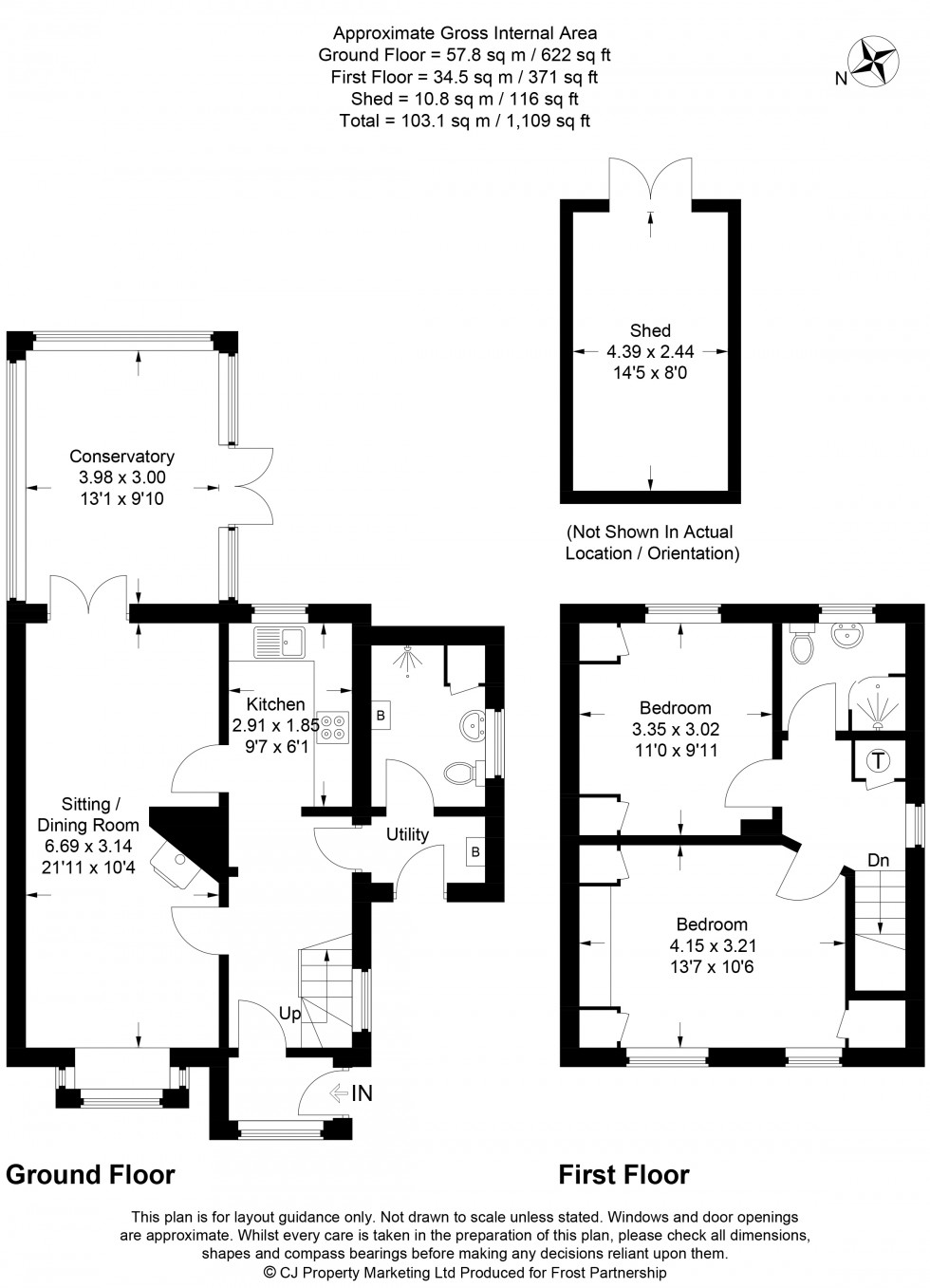 Floorplan for Chalfont St. Peter, Gerrards Cross, SL9