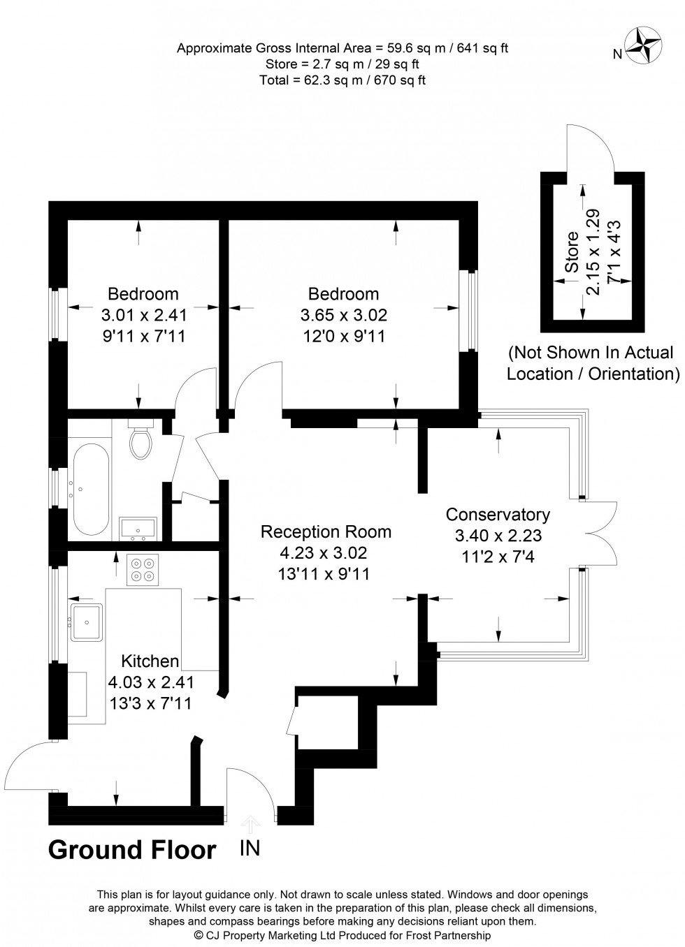 Floorplan for Chalfont St. Peter, Chalfont Saint Peter, SL9