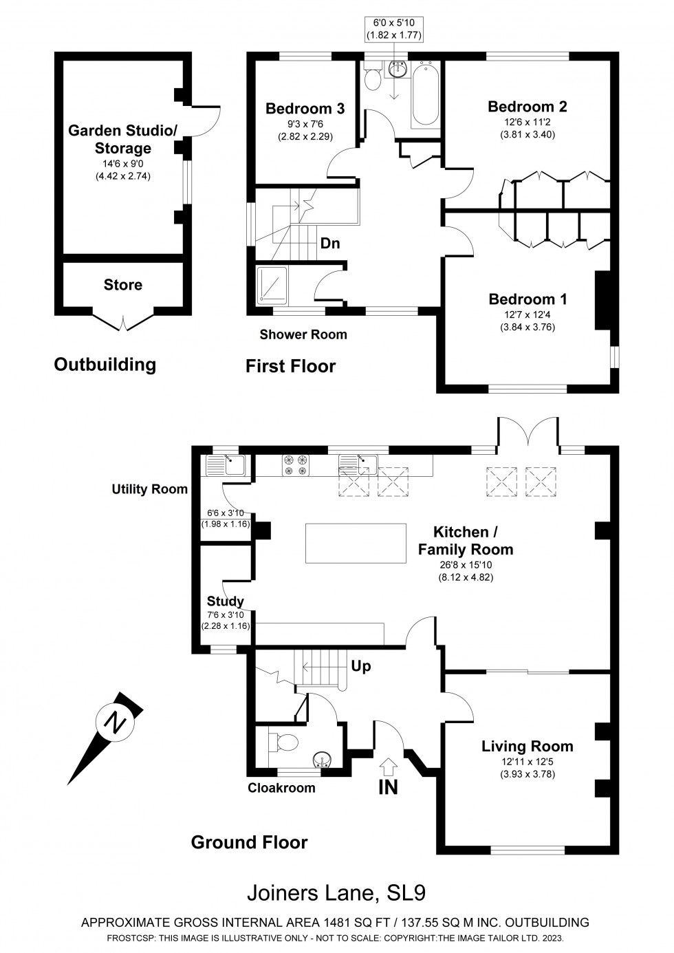 Floorplan for Chalfont St. Peter, Gerrards Cross, SL9