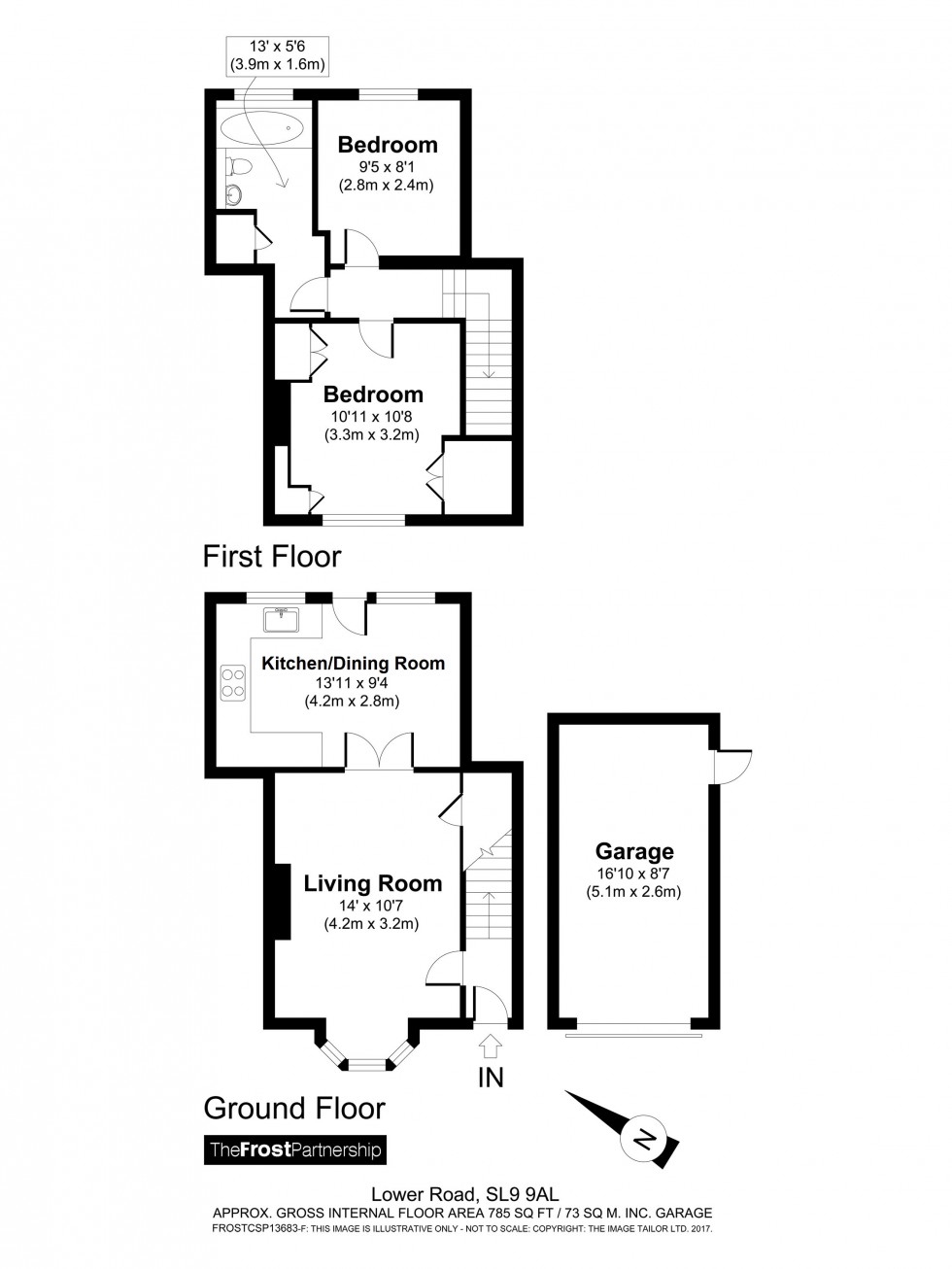Floorplan for Chalfont St. Peter, Chalfont Saint Peter, SL9