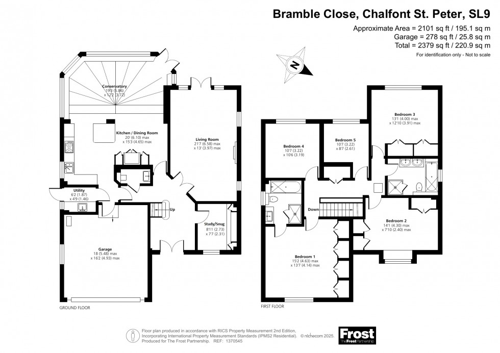 Floorplan for Chalfont St. Peter, Gerrards Cross, SL9