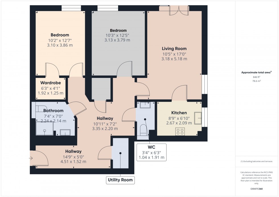 Floorplan for Chalfont St. Peter, Chalfont Saint Peter, SL9