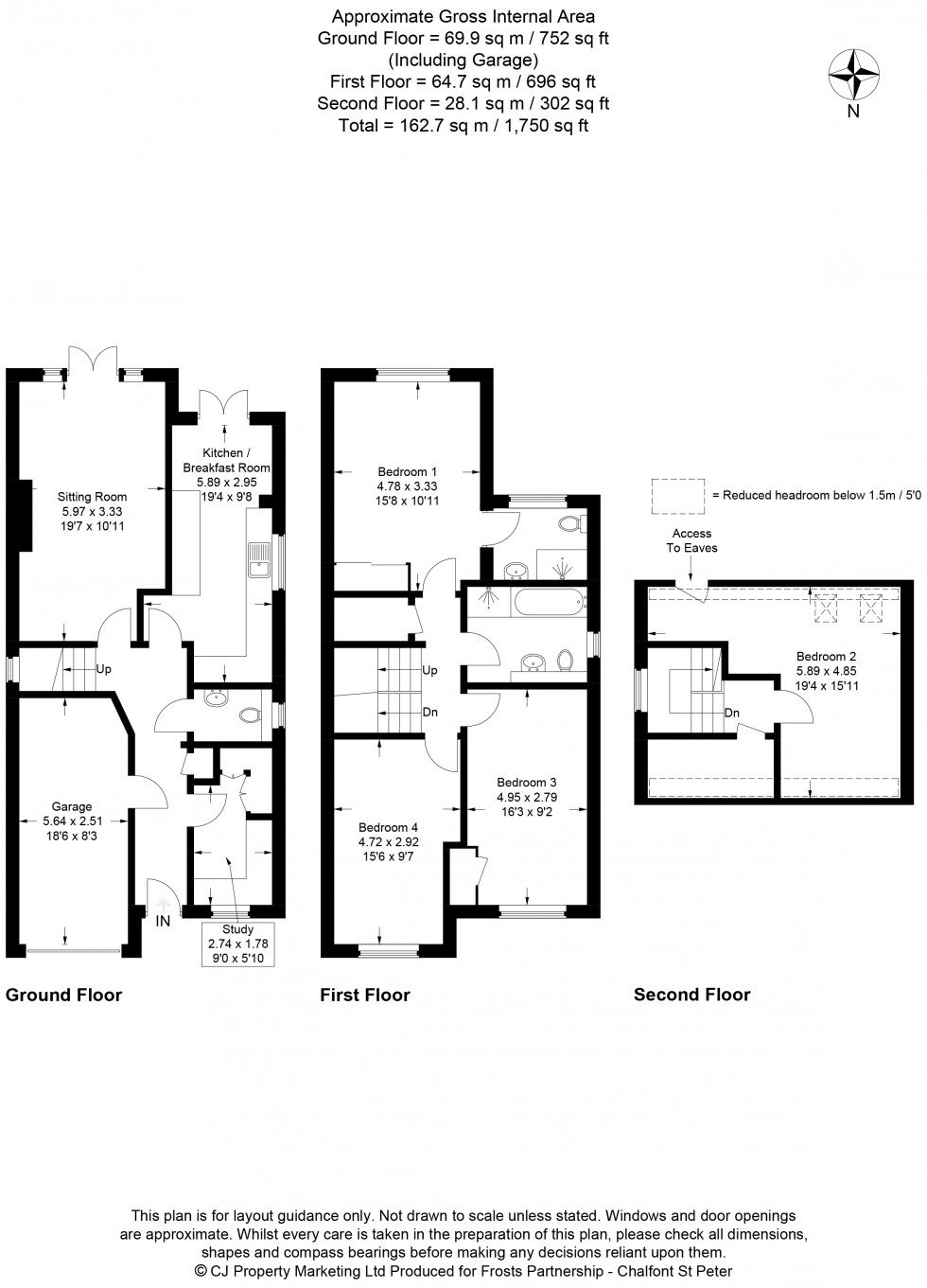 Floorplan for Chalfont St. Peter, Gerrards Cross, SL9