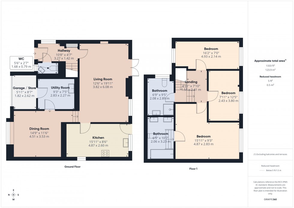 Floorplan for Chalfont St. Peter, Gerrards Cross, SL9