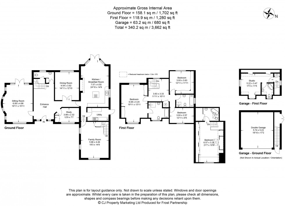 Floorplan for Chalfont St. Peter, Gerrards Cross, SL9
