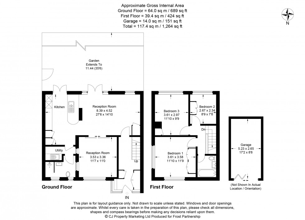 Floorplan for Chalfont St. Giles, Buckinghamshire, HP8