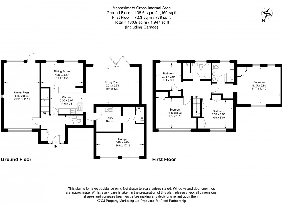 Floorplan for Chalfont St. Peter, Gerrards Cross, SL9