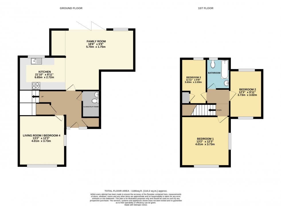 Floorplan for Chalfont St. Peter, Gerrards Cross, SL9
