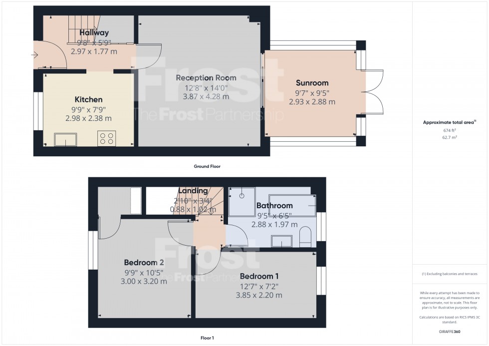 Floorplan for Feltham, Middlesex, TW13