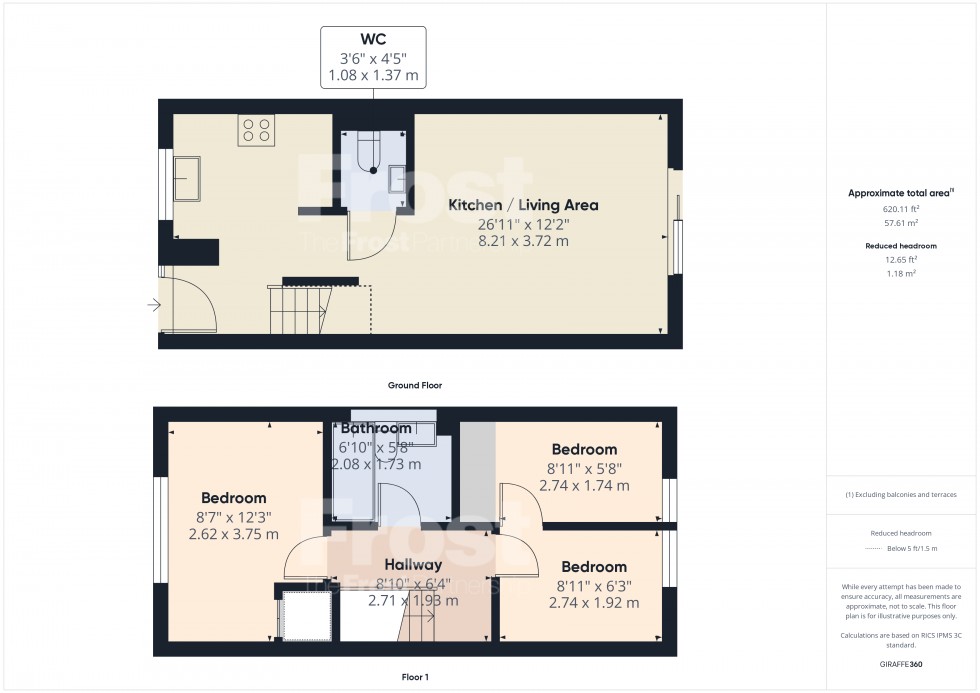 Floorplan for Feltham, Middlesex, TW13