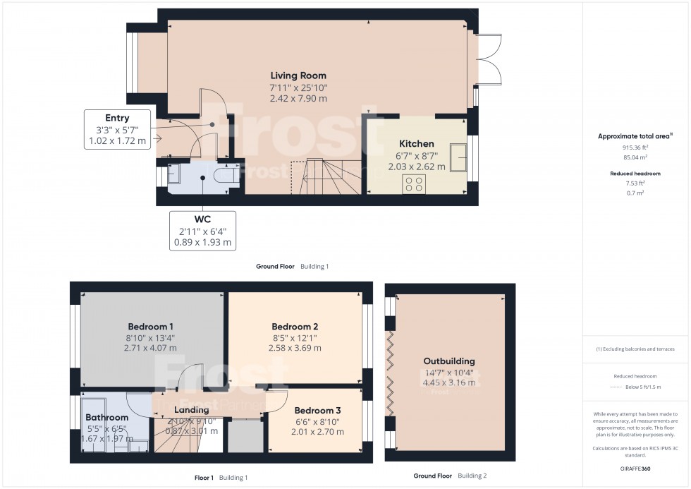 Floorplan for Feltham, , TW14