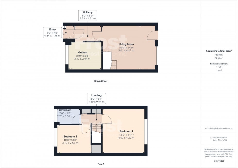 Floorplan for Feltham, Middlesex, TW14