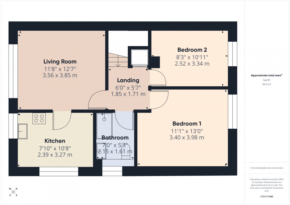Floorplan for Feltham, Middlesex, TW14