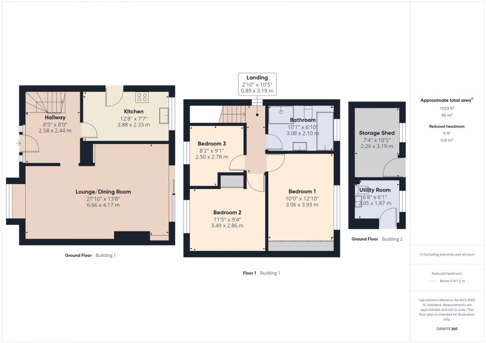 Floorplan for Feltham, Middlesex, TW13