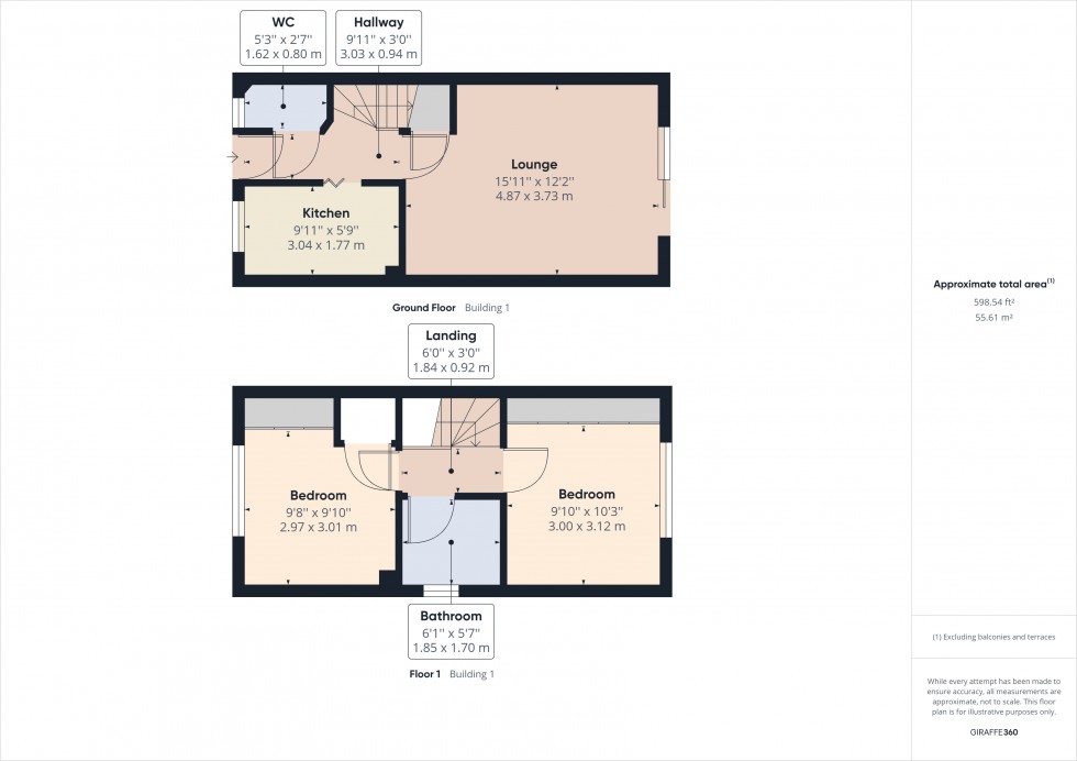 Floorplan for Feltham, Middlesex, TW14