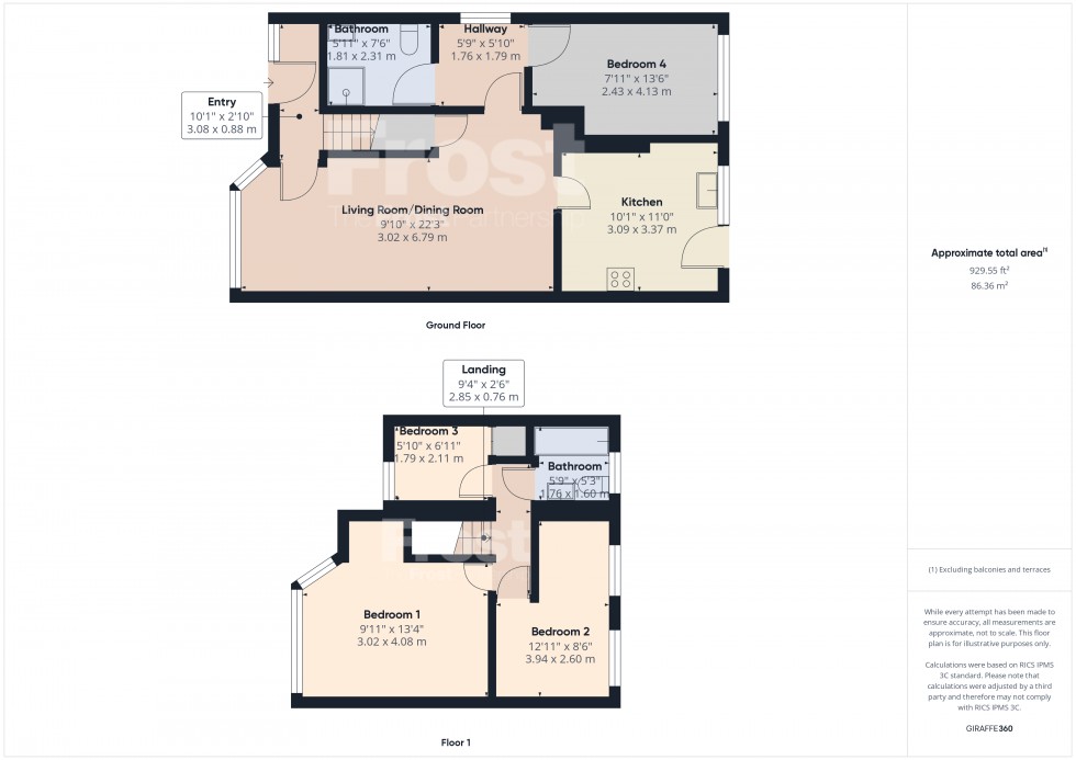 Floorplan for Feltham, , TW13