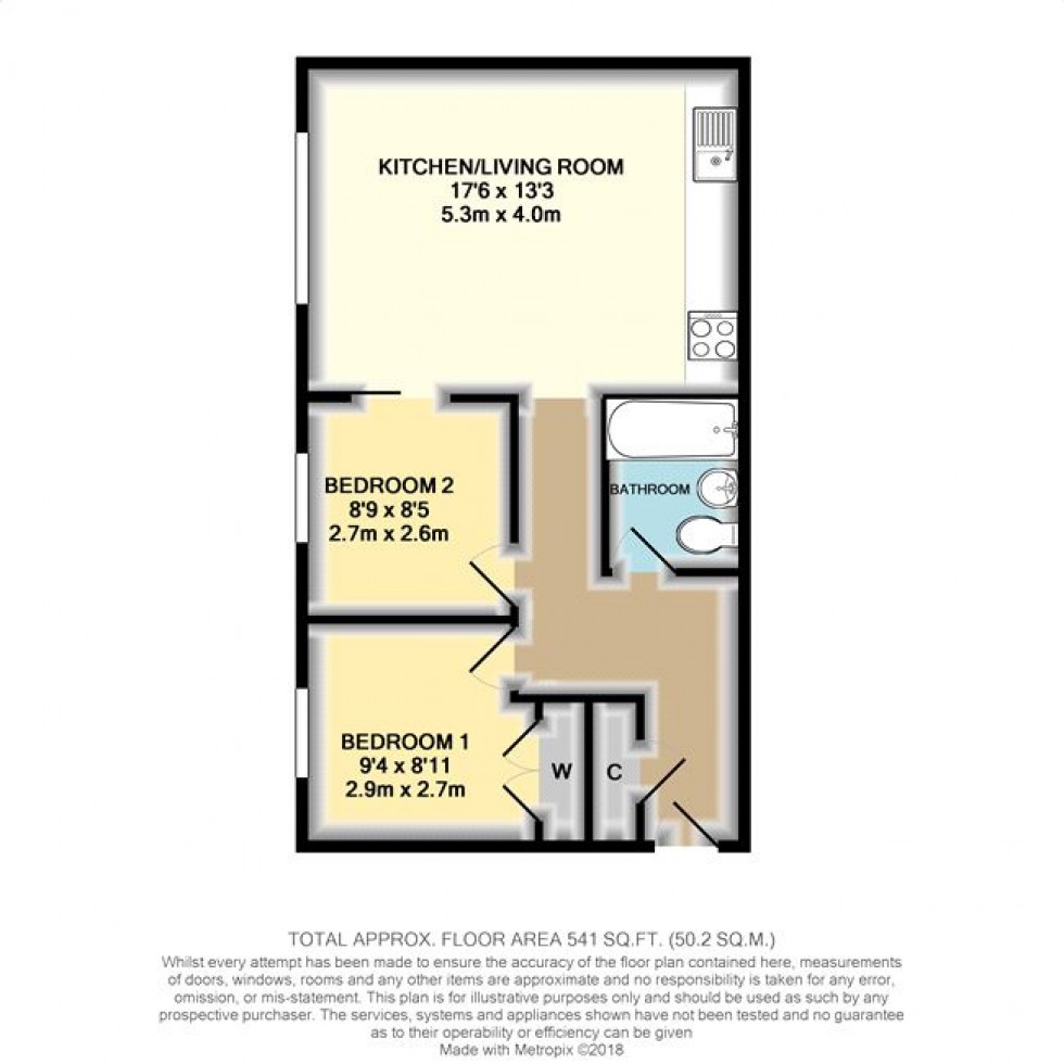 Floorplan for Feltham, Middlesex, TW13
