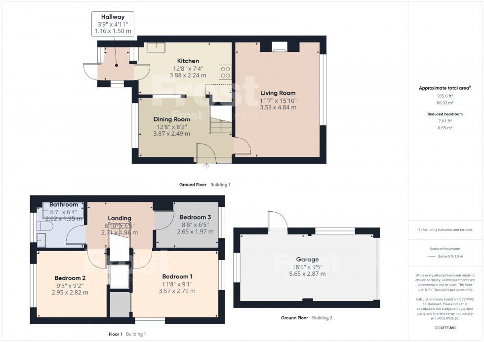 Floorplan for Sunbury-on-Thames, Surrey, TW16