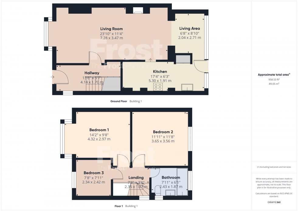 Floorplan for Feltham, Middlesex, TW14