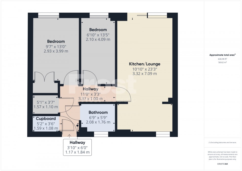 Floorplan for Feltham, , TW13