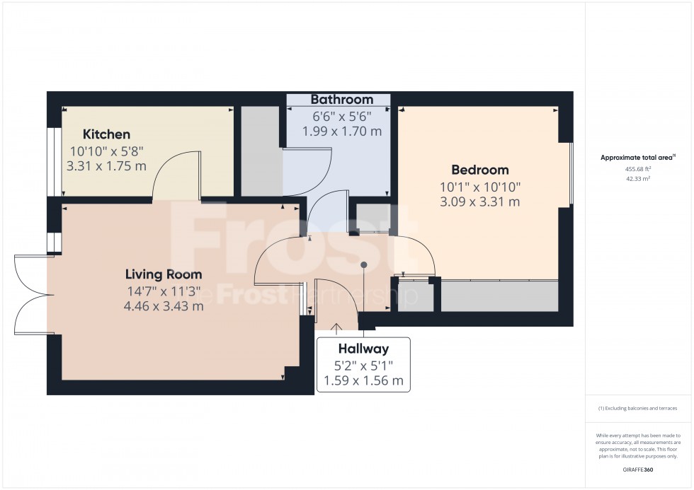 Floorplan for Feltham, Middlesex, TW13