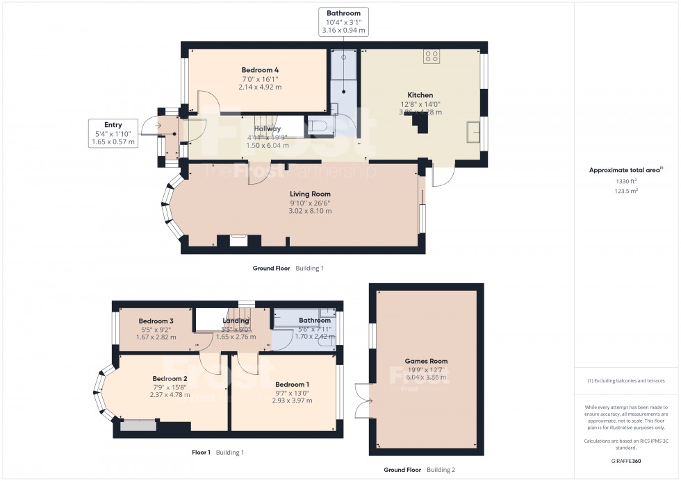 Floorplan for Feltham, Middlesex, TW13