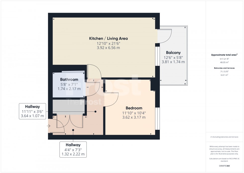 Floorplan for Feltham, , TW14