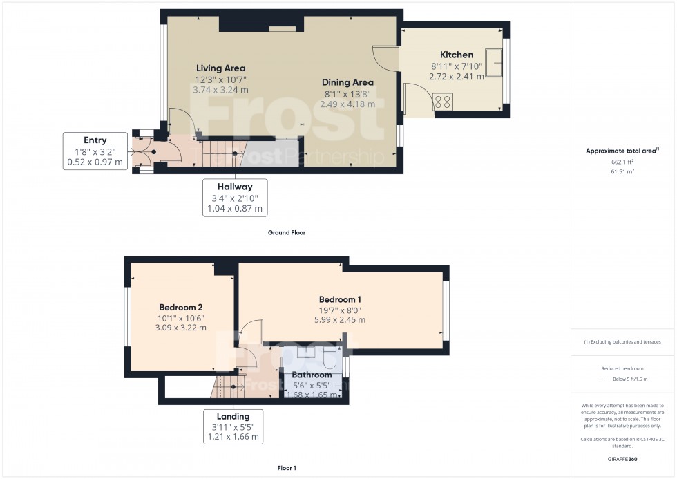 Floorplan for Feltham, Middlesex, TW14