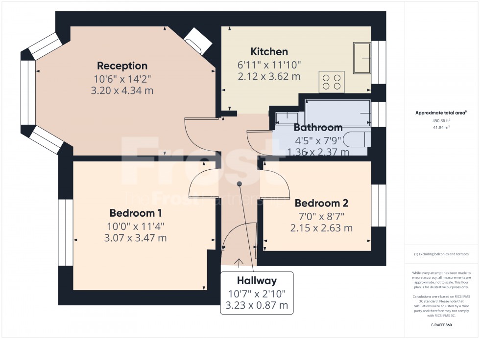 Floorplan for Feltham, Middlesex, TW13