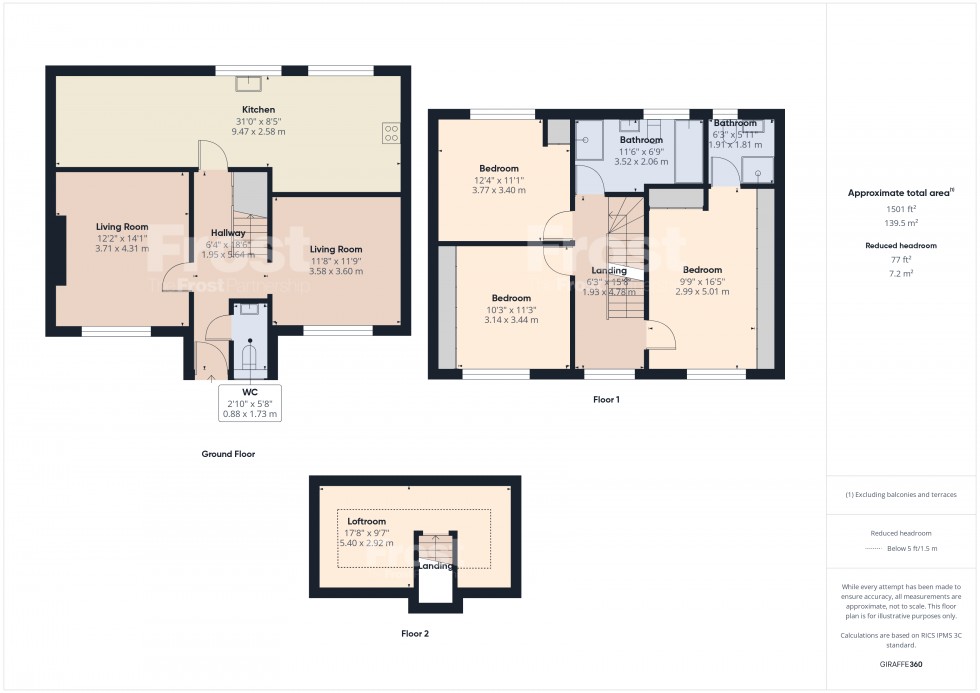 Floorplan for Feltham, Middlesex, TW13