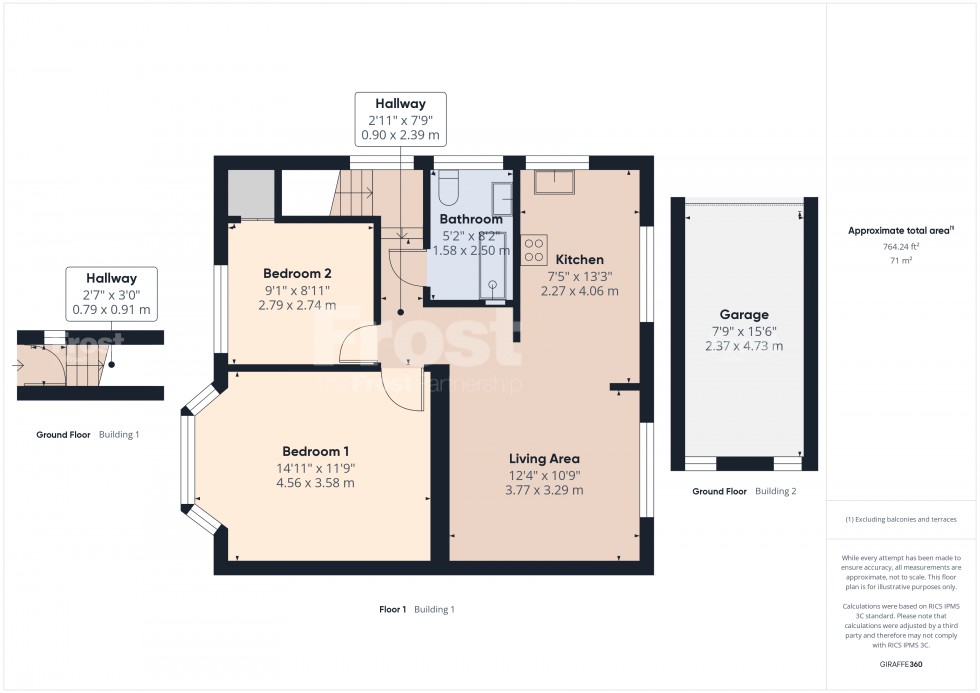 Floorplan for Feltham, Middlesex, TW14