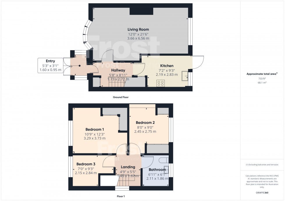 Floorplan for Feltham, , TW13