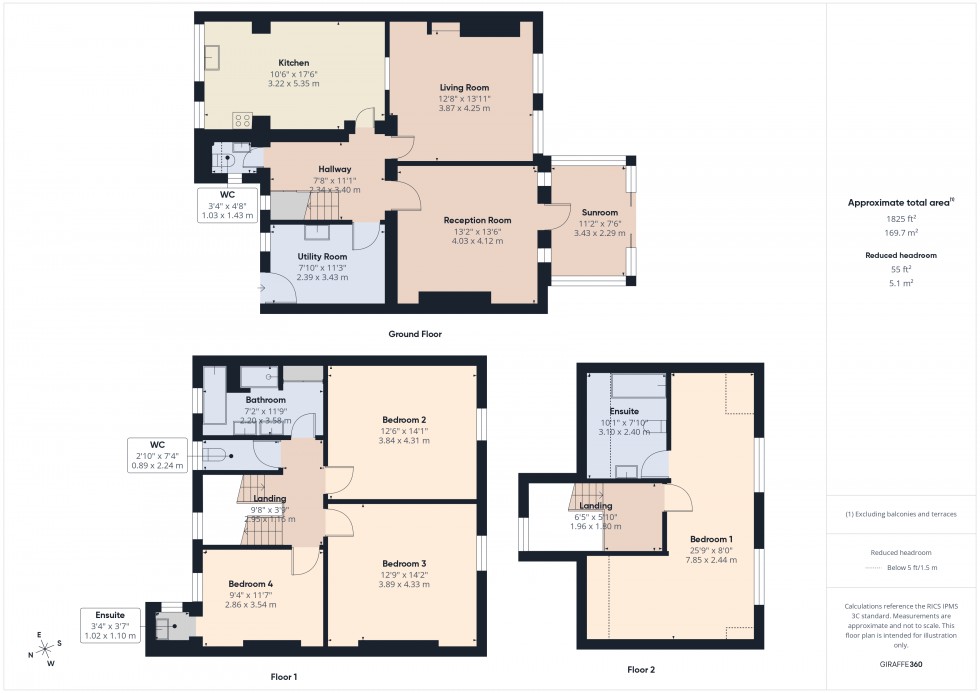 Floorplan for Feltham, , TW13