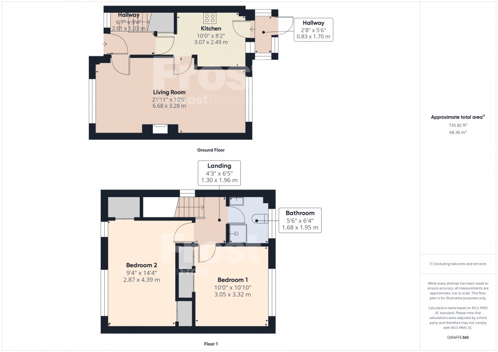 Floorplan for Feltham, Middlesex, TW13