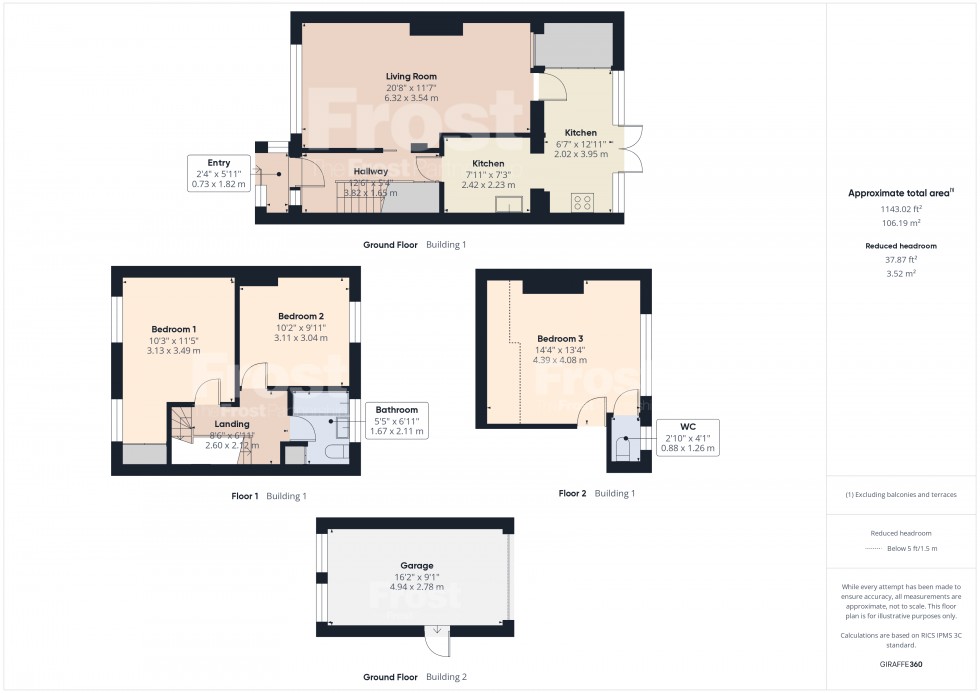 Floorplan for Feltham, Middlesex, TW13
