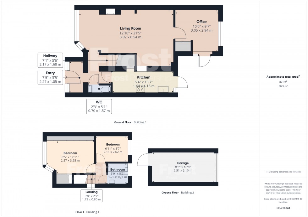Floorplan for Feltham, Middlesex, TW13